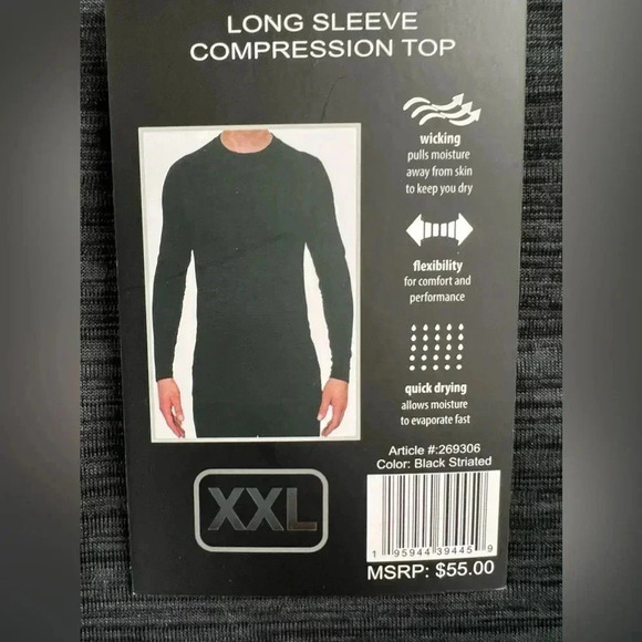 R.B.X. | X-TRAIN men’s compression top. Size: XXL - Picture 7 of 16